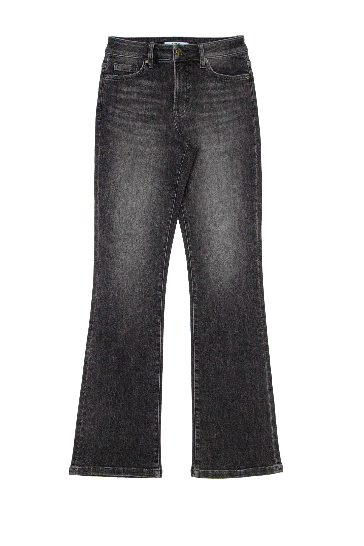 HIGH RISE BOOTCUT DENIM JEANS BYF1126 (BYHE077) VINTAGE DARK GRAY