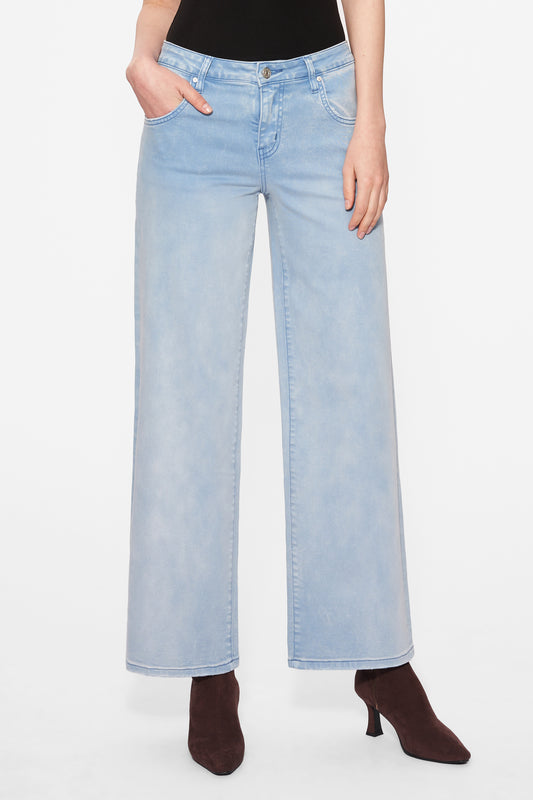 LUNA MID RISE WIDE LEG PANTS BYW8162 (BYMJ041) GRADIENT BLUE