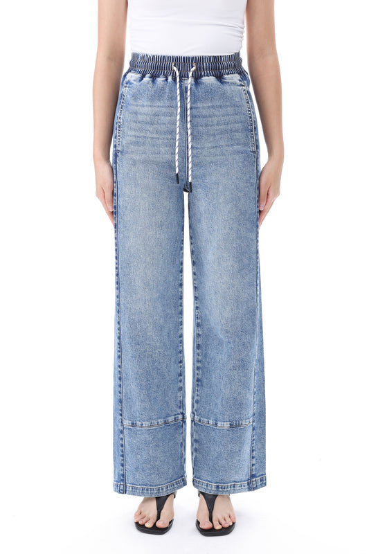 NEW YORK HIGH RISE WIDE LEG FULL JEANS BYW8413