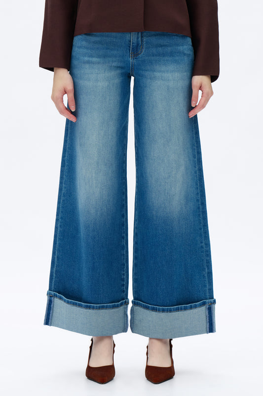 MID RISE WIDE LEG