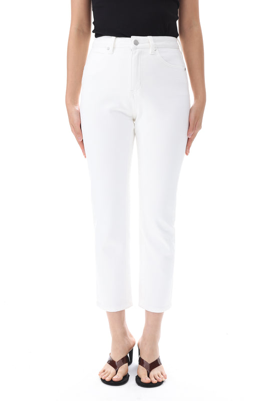 HONG KONG HIGH RISE SLIM FIT STRAIGHT CROPPED PANTS BYT5352