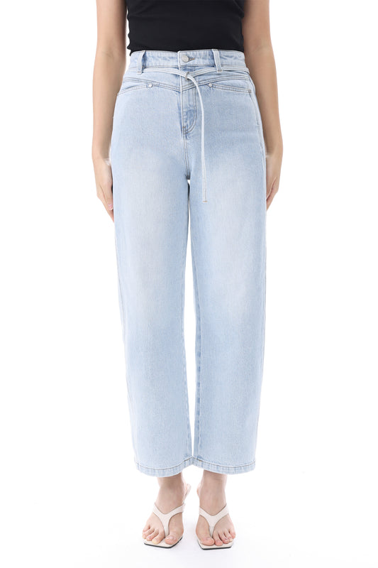 TOKYO SUPER HIGH RISE BARREL ANKLE JEANS BYOX074