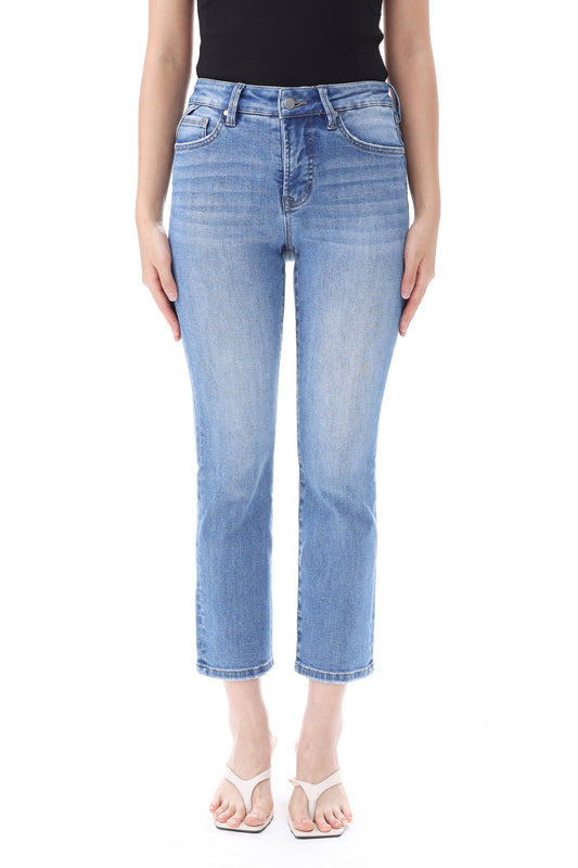 HONG KONG MID RISE SLIM STRAIGHT JEANS BYT5360