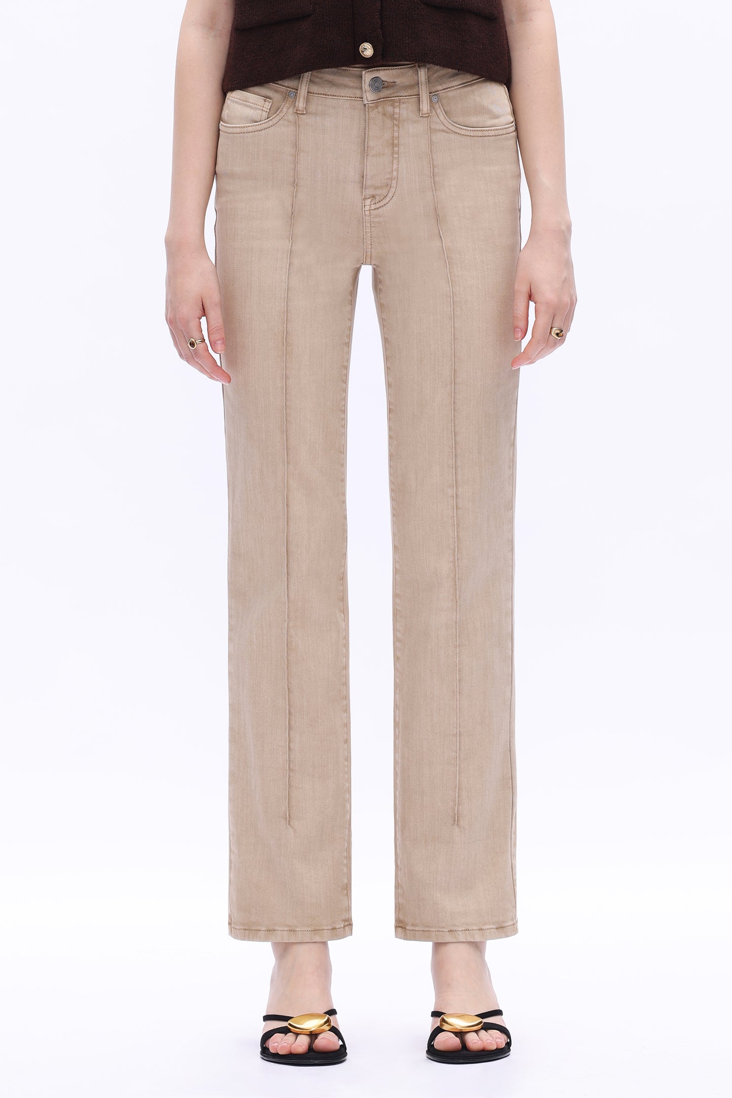 HIGH RISE STRAIGHT JEANS