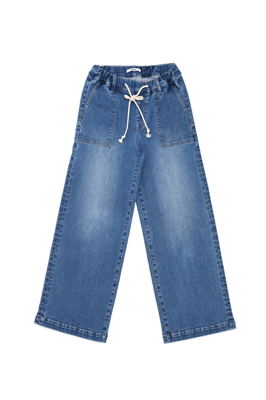 BRIAR HIGH RISE WIDE LEG BYW8289 (BYMJ287) MEDIUM BLUE