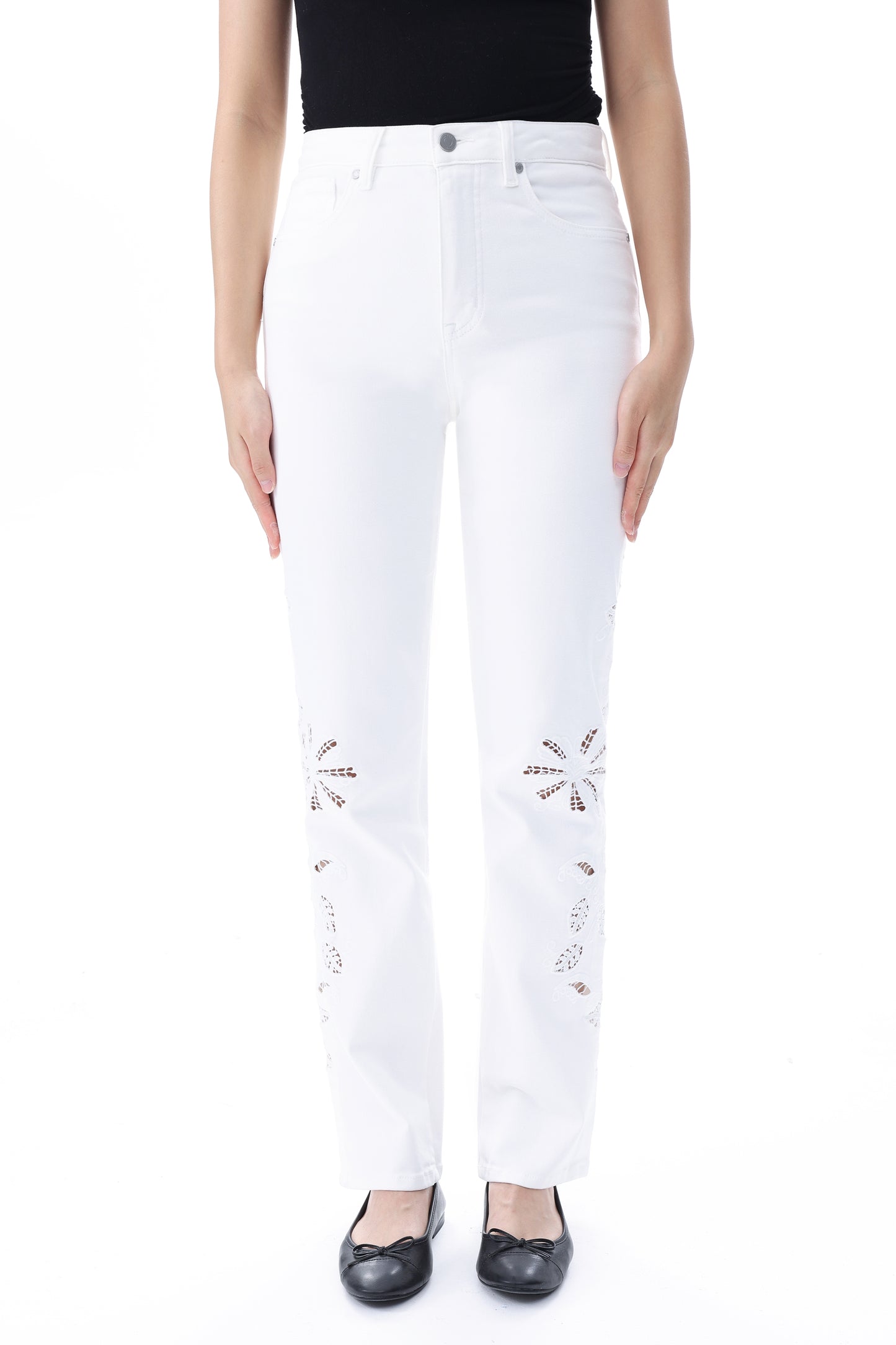 HONG KONG HIGH RISE 90'S STRAIGHT FULL PANTS BYT5362