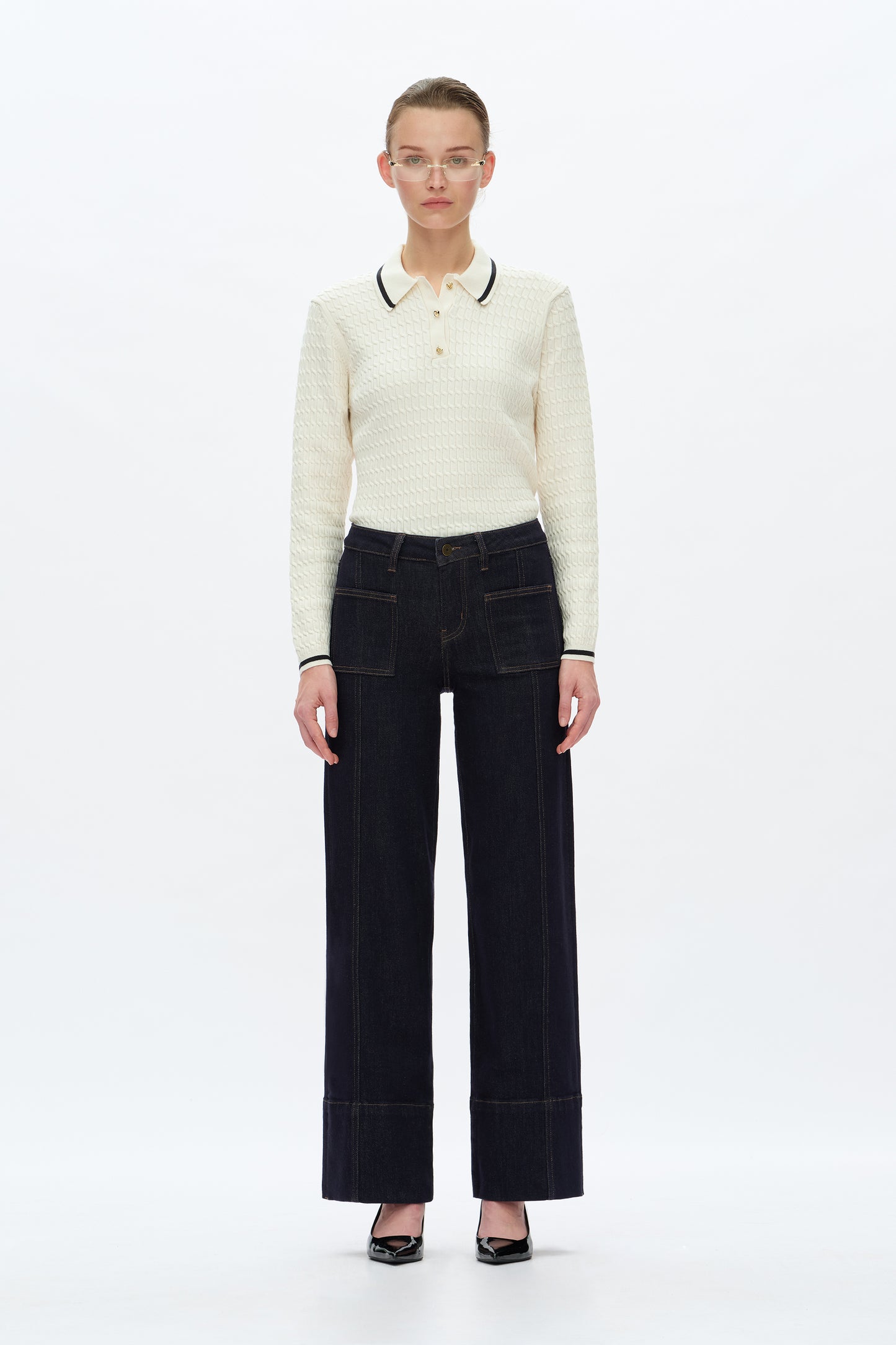 KATIA MID RISE WIDE LEG