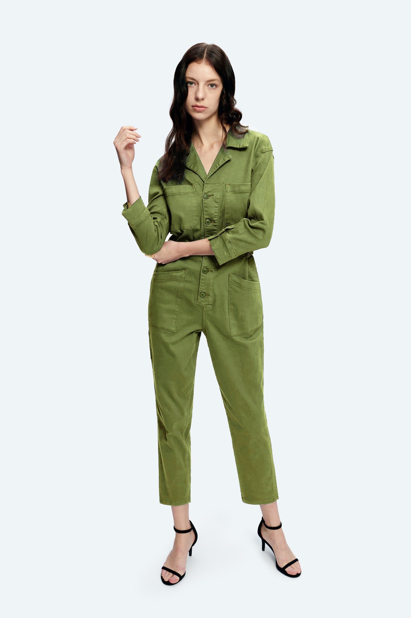 LONG SLEEVE JUMPSUIT