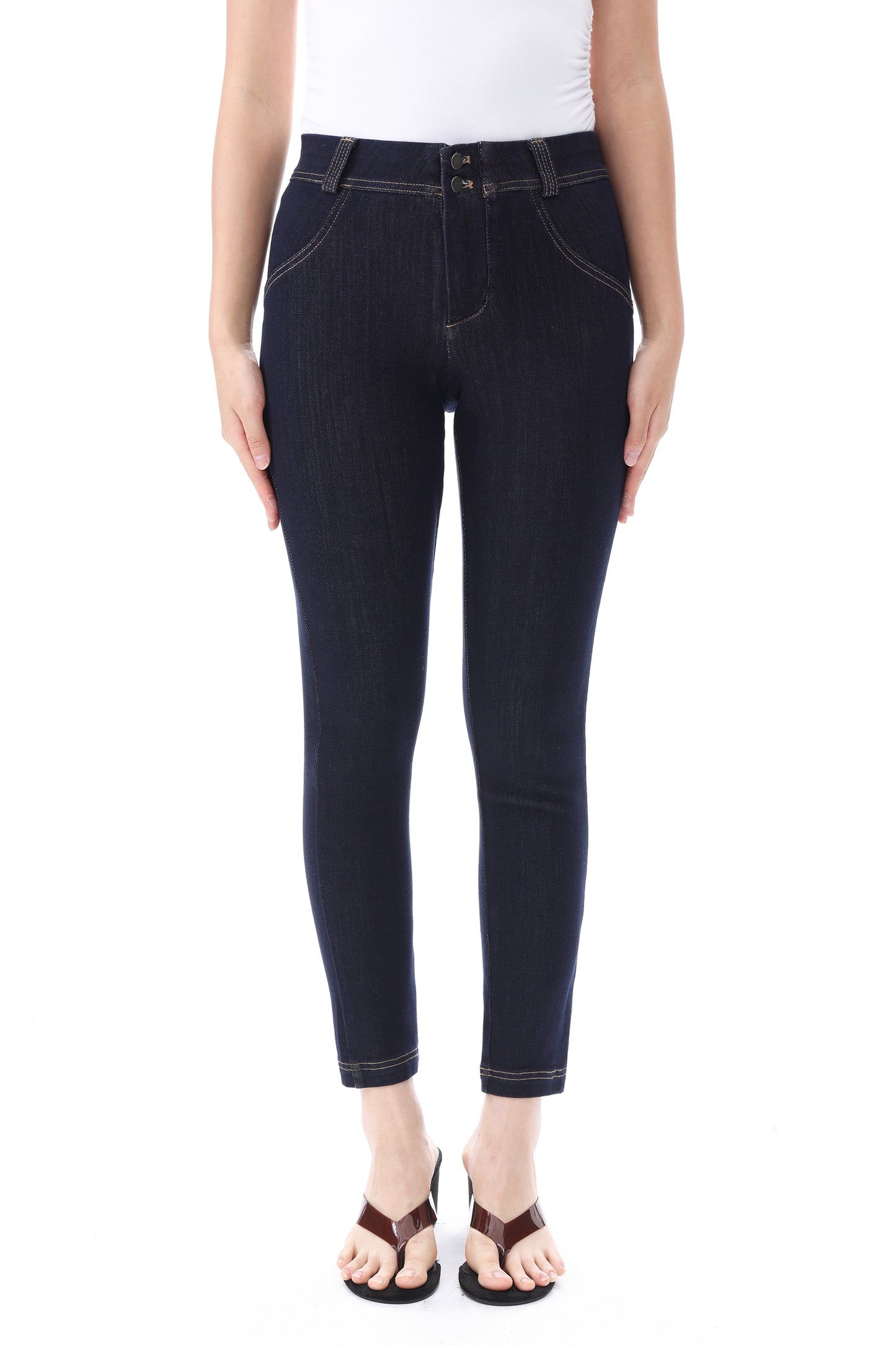 VIENNA MID RISE SKINNY ANKLE JEANS BYS2157