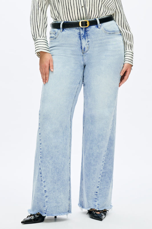 PLUS BETH HIGH RISE WIDE LEG