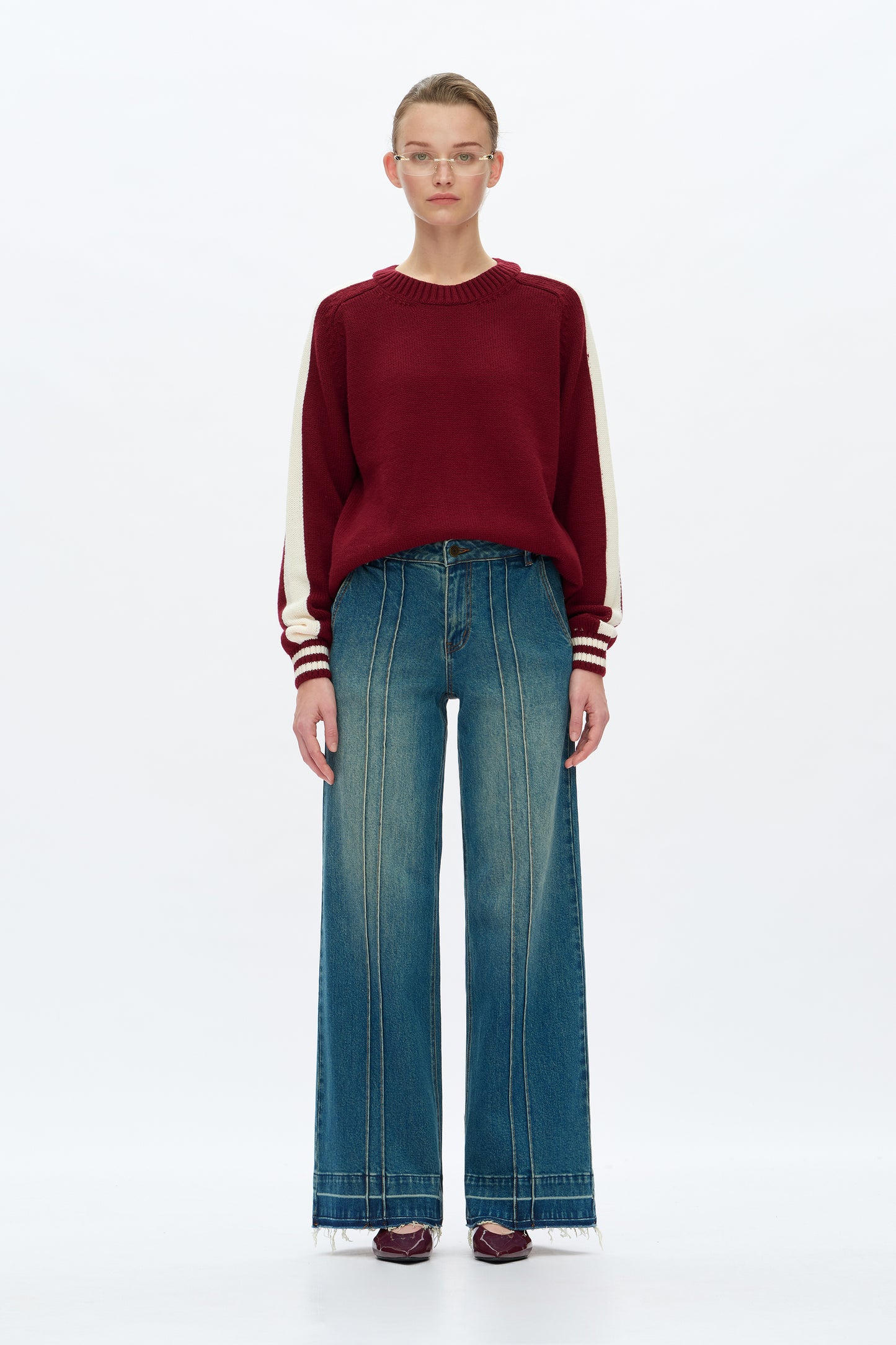 JEREMY MID RISE WIDE LEG