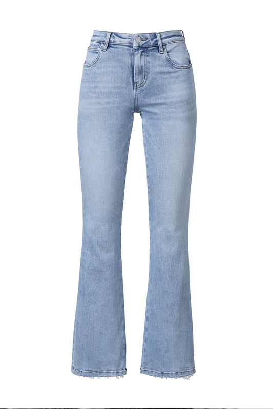 MID RISE BOOTCUT DENIM JEANS BYF1158 (BYMJ161) LIGHT BLUE