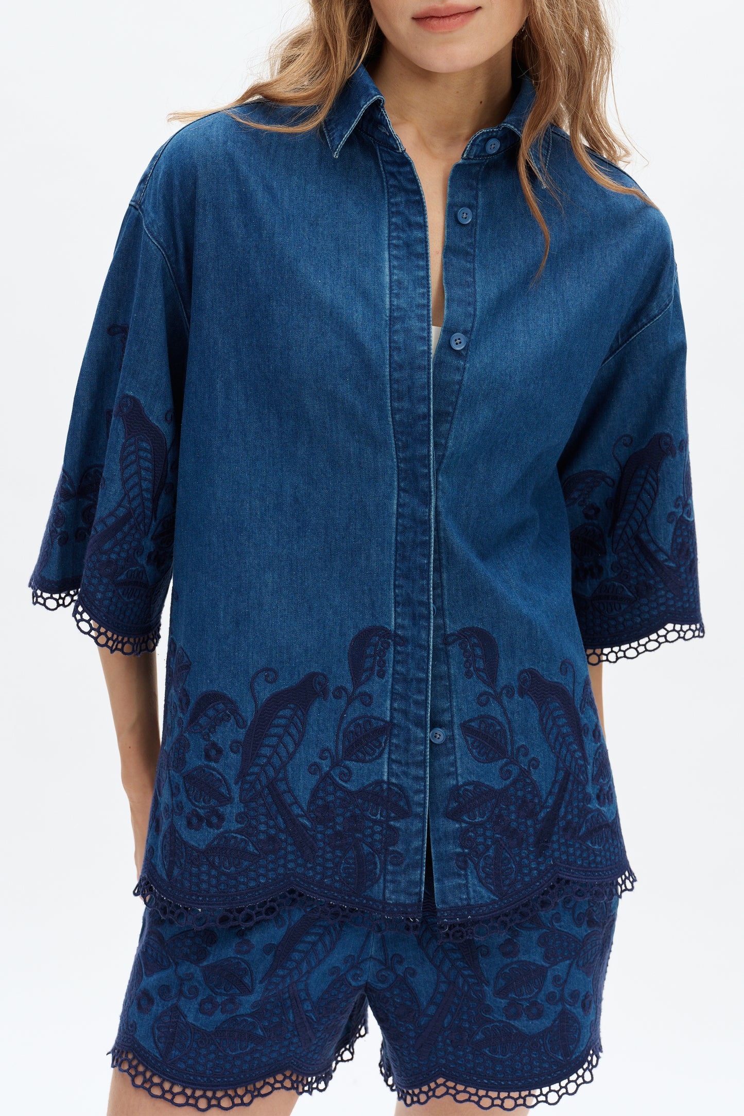 REYKJAVIK EMBROIDERED SHIRT