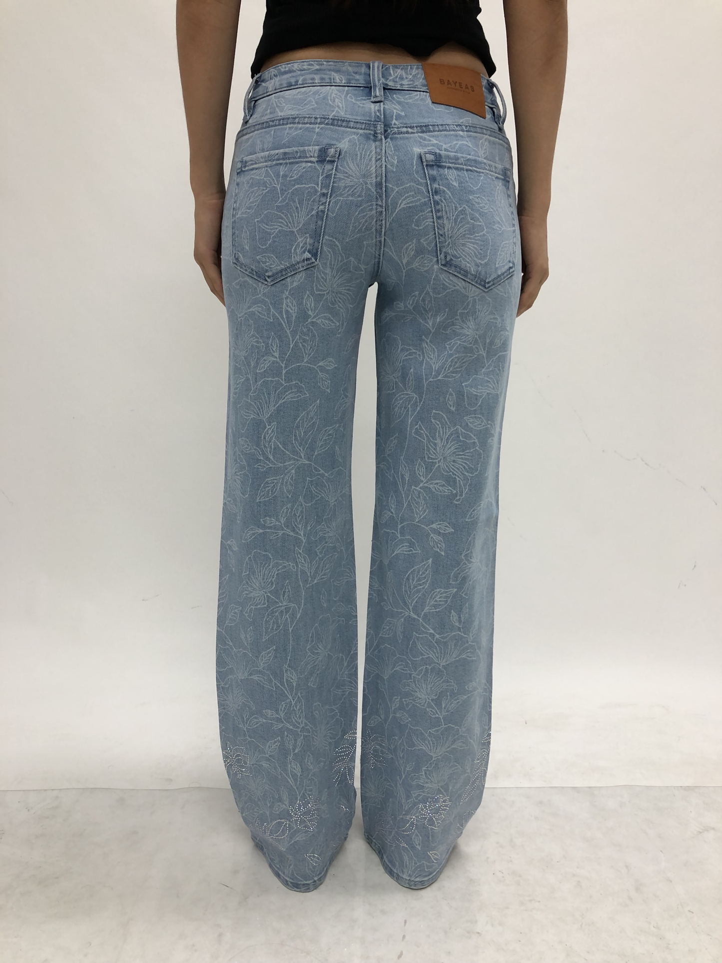 HONG KONG MID RISE STRAIGHT FULL JEANS BYT5367