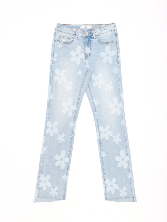 MID RISE STRAIGHT BYT5299 (BYJJ034) LIGHT BLUE