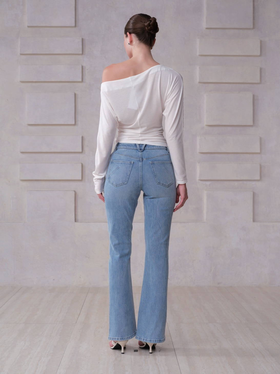 LOS ANGELES M-HIGH RISE BOOTCUT FULL JEANS BYF1250