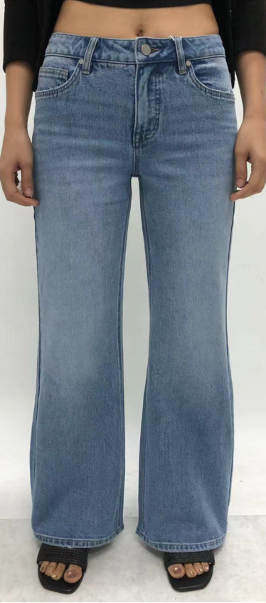 LOS ANGELES MID RISE LOOSE BOOTCUT FULL JEANS BYF1252