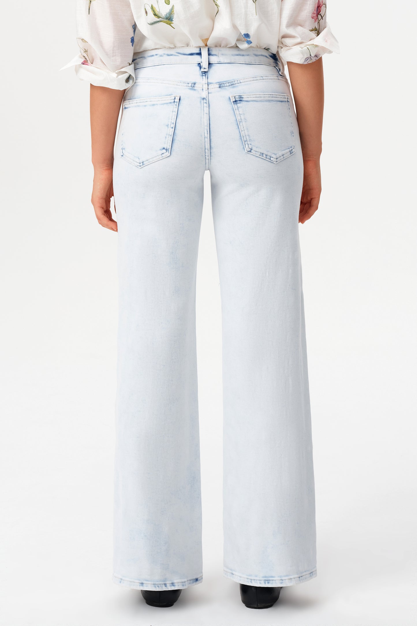 ZEPHYRINE MID RISE WIDE LEG