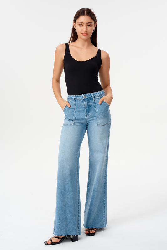 HIGH RISE WIDE LEG
