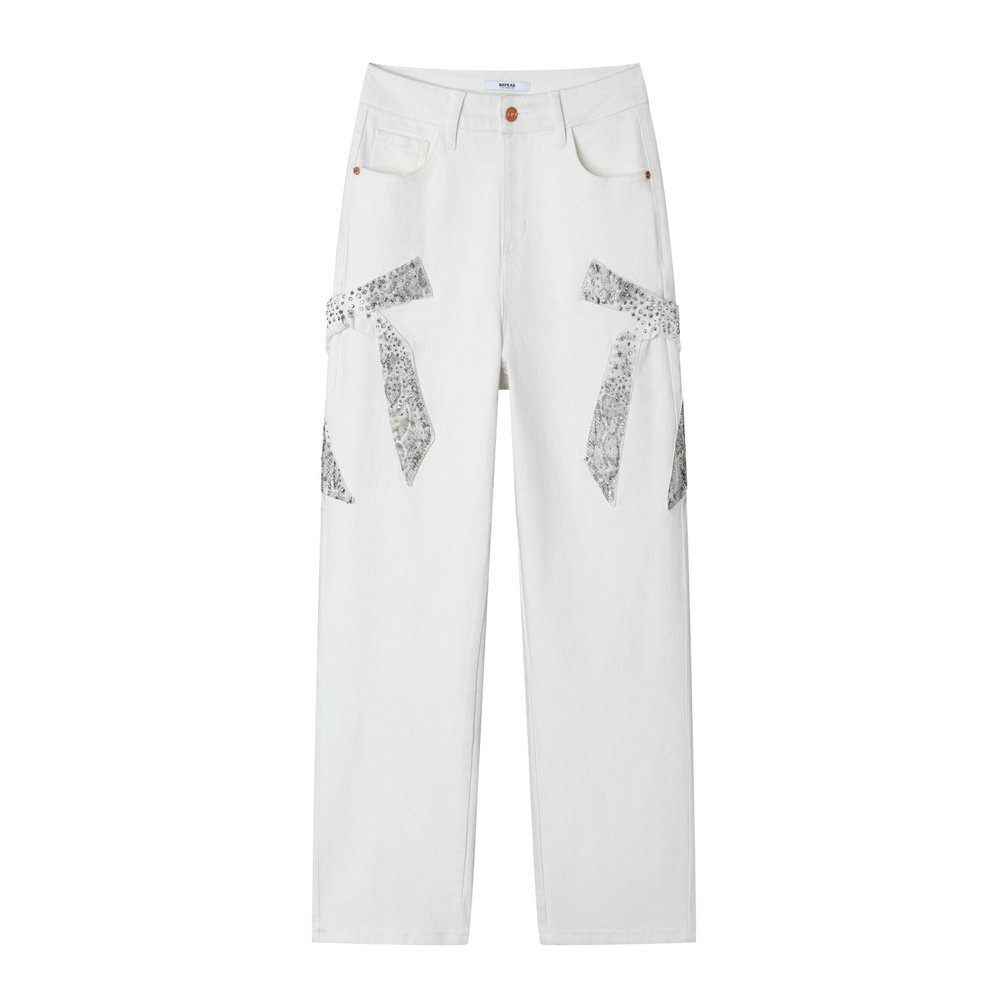 SUPER HIGH RISE HAREM PANTS BYU0009 (BYAG004-A) WHITE