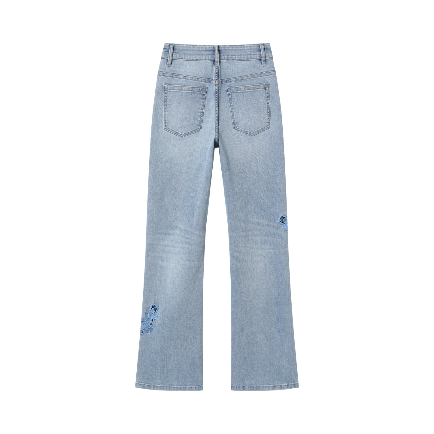 MID RISE BOOTCUT DENIM JEANS BYF1188 (BYQW024) LIGHT BLUE