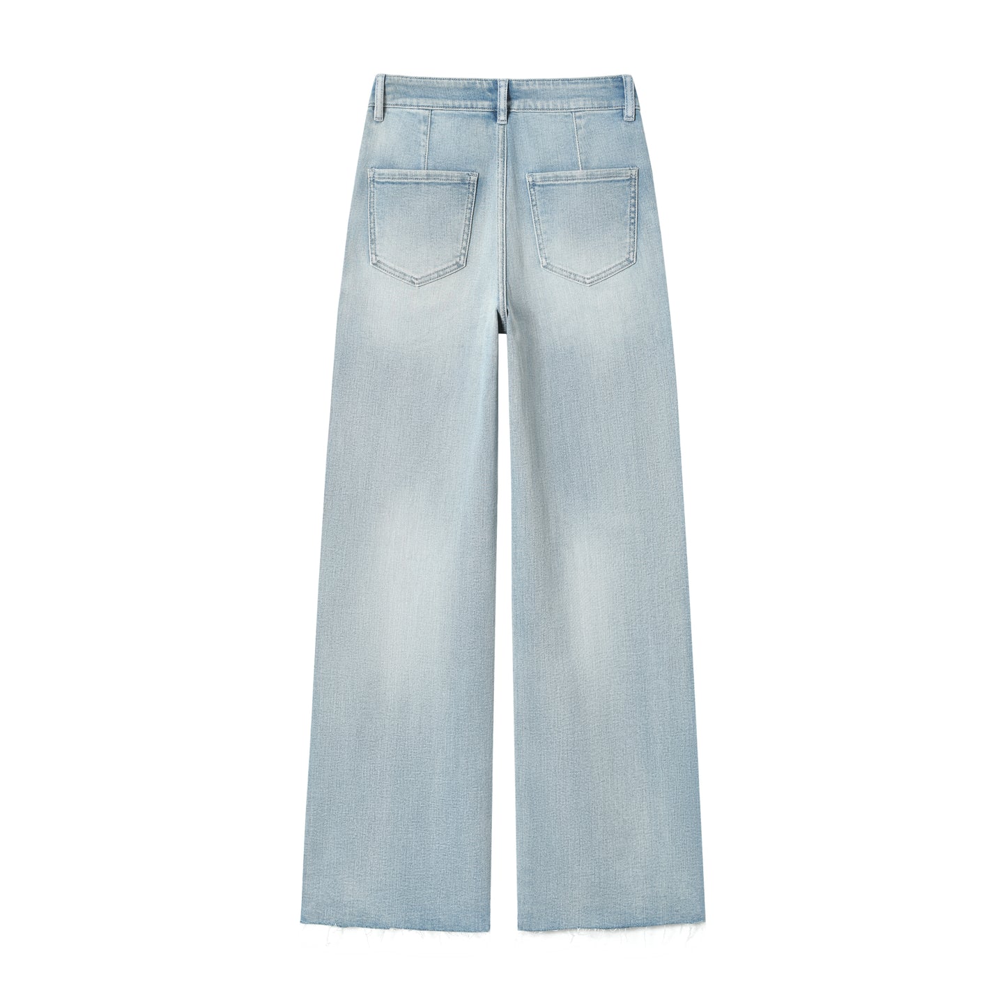 HIGH RISE STRAIGHT LEG DENIM JEANS BYT5279 (BYAG011) LIGHT BLUE