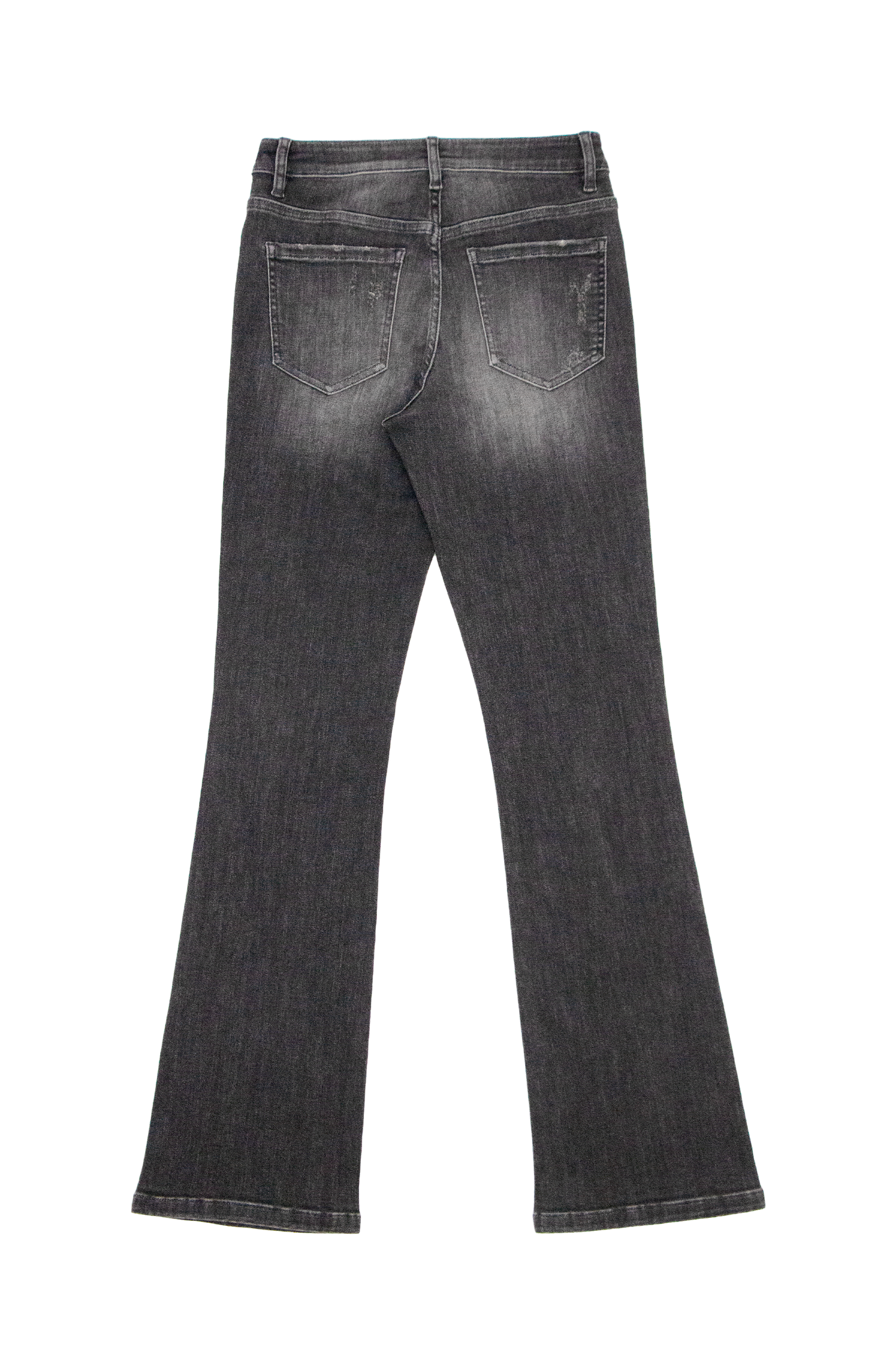 HIGH RISE BOOTCUT DENIM JEANS BYF1126 (BYHE077) VINTAGE DARK GRAY