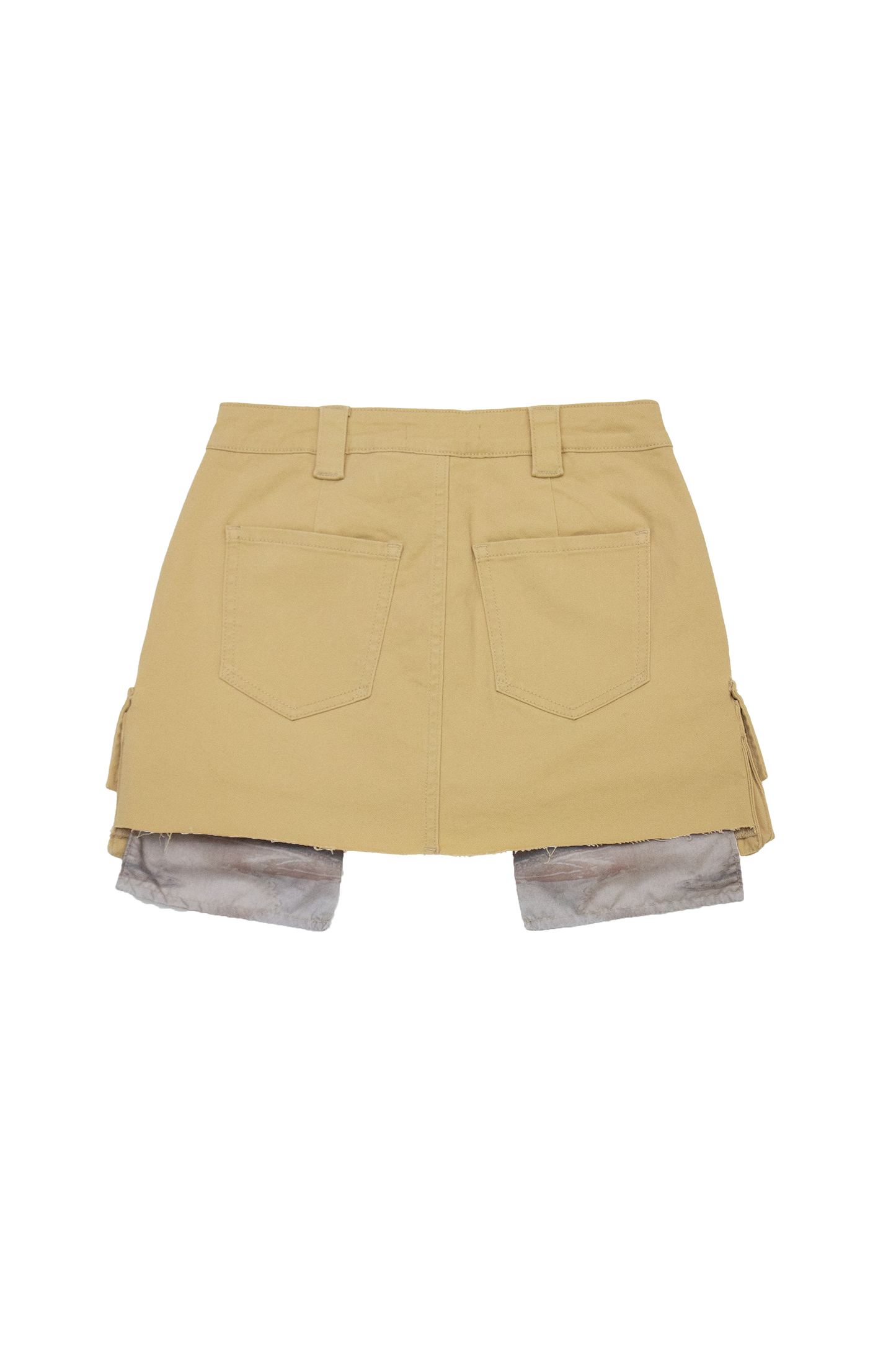 MID RISE CARGO SKIRT BYK7061 (BYMJ218) LIGHT KHAKI