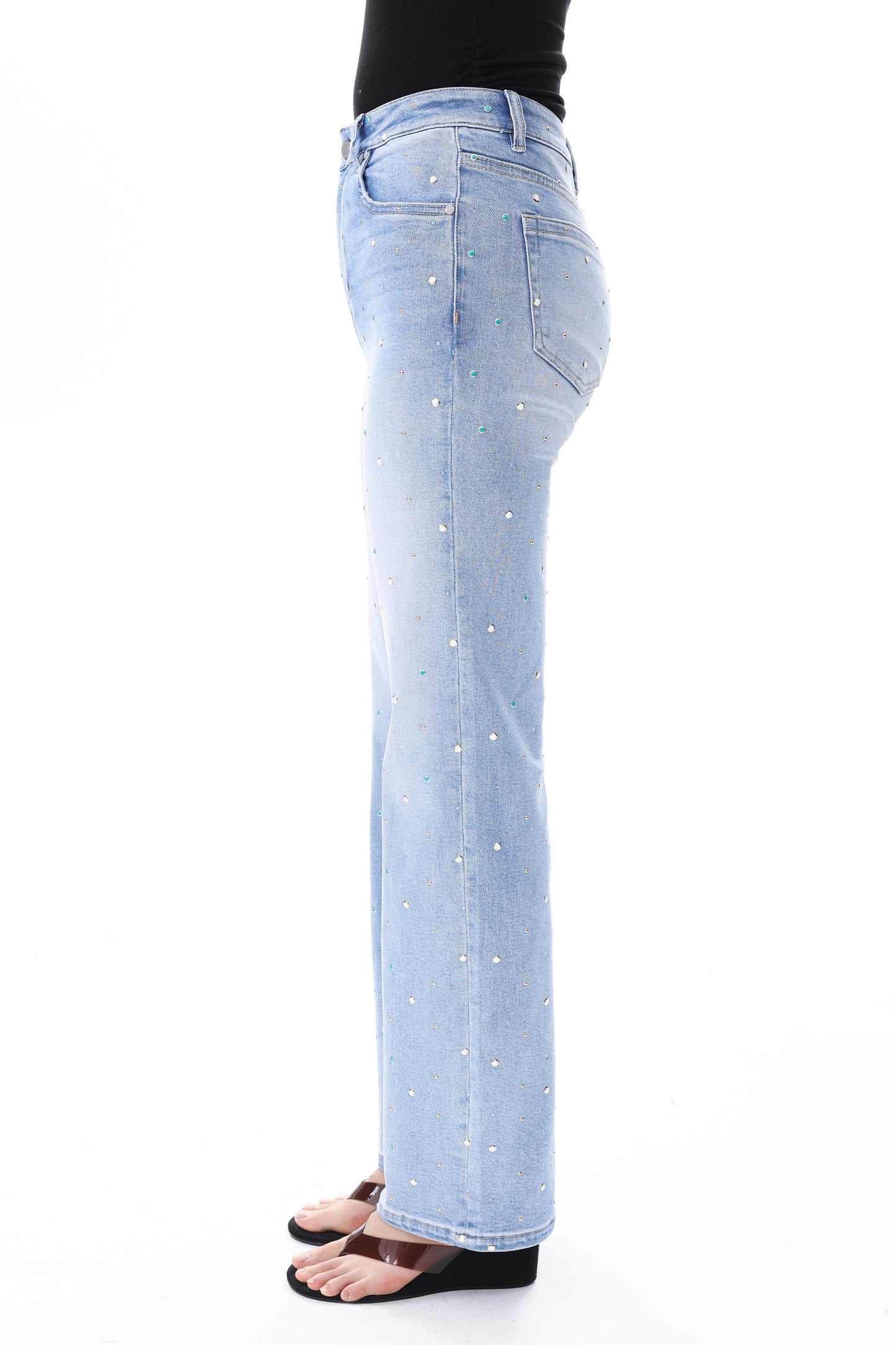HONG KONG HIGH RISE 90'S STRAIGHT FULL JEANS BYT5357