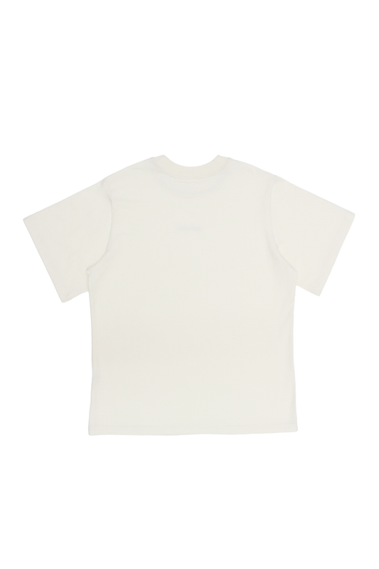 SUPER RELAXED CASUAL TEE BYTX005 (BYMJ230) WHITE ASPARAGUS