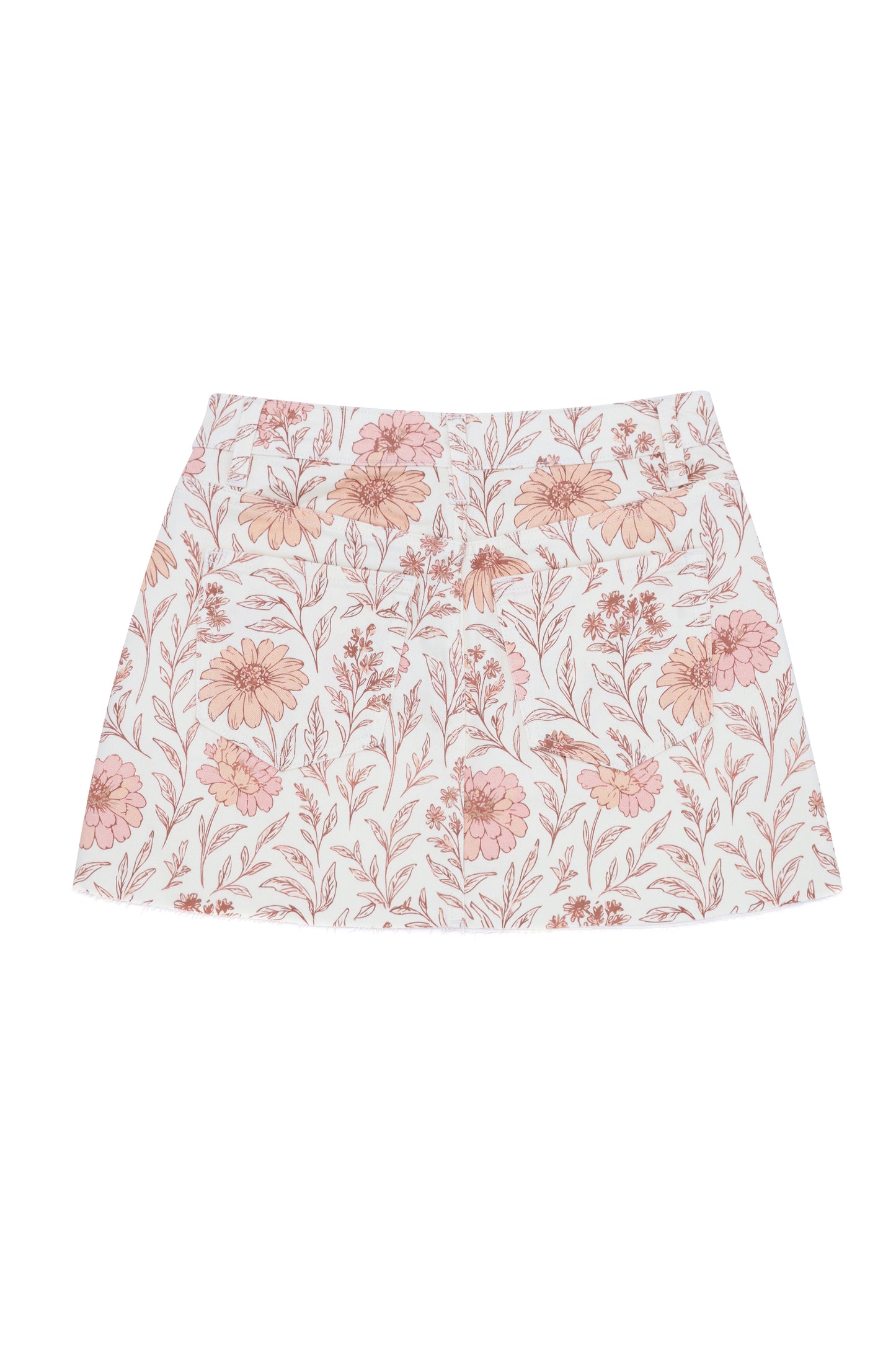 FLORA MID RISE SKIRT BYK7088 (BYJJ061) WARM SUMMER DAISY