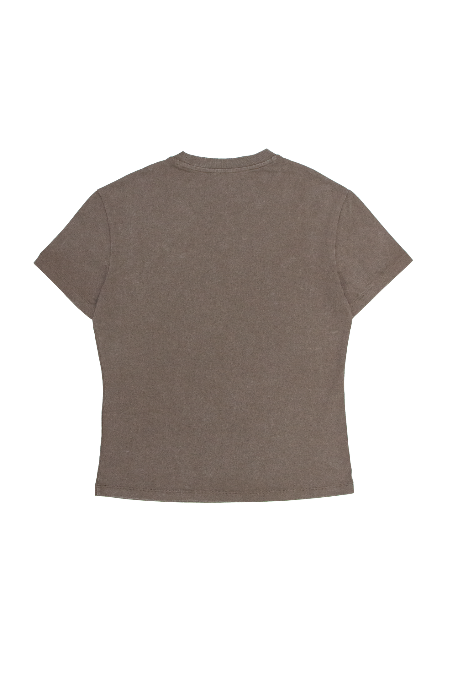 CREWNECK FITTED T-SHIRT BYTX013 (BYMJ233) CAMEL