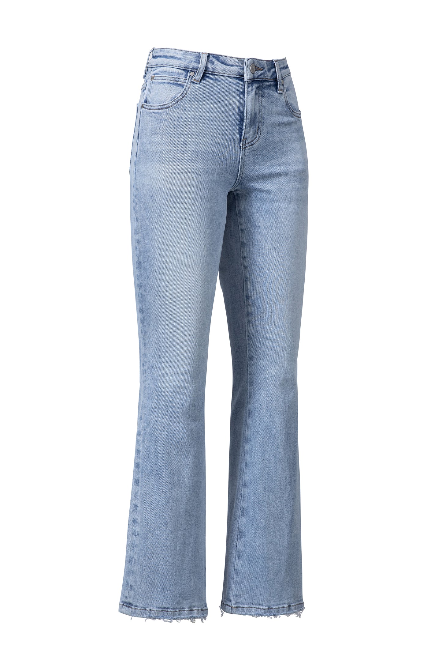 MID RISE BOOTCUT DENIM JEANS BYF1158 (BYMJ161) LIGHT BLUE