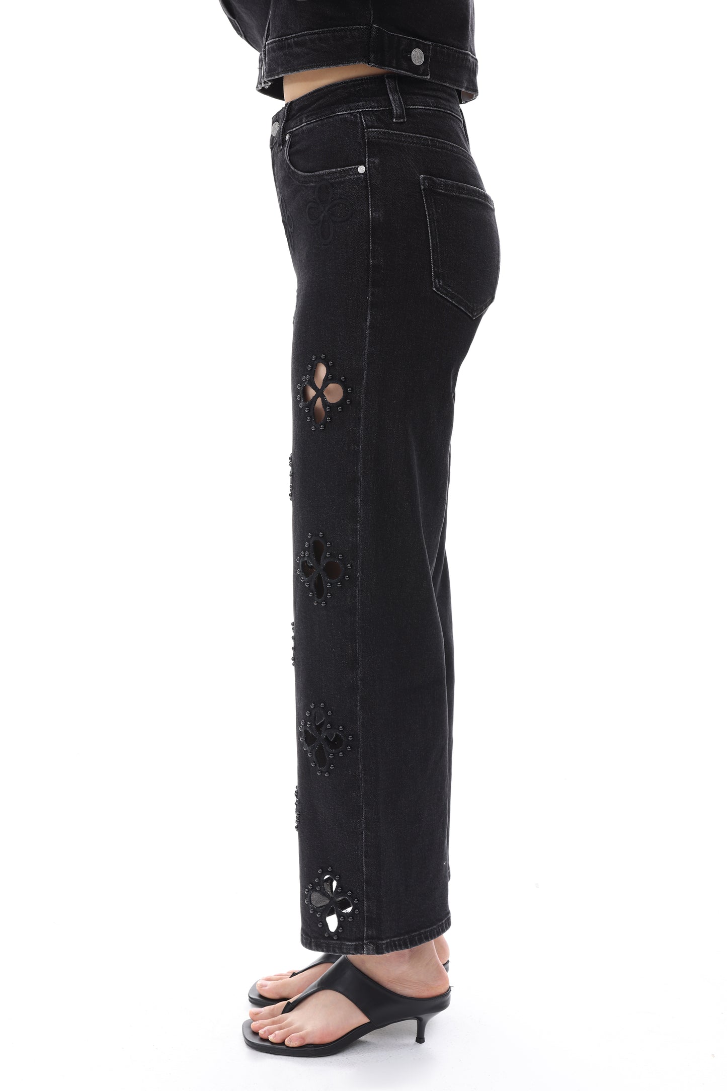 PARIS HIGH RISE STRAIGHT BYT5313 BLACK