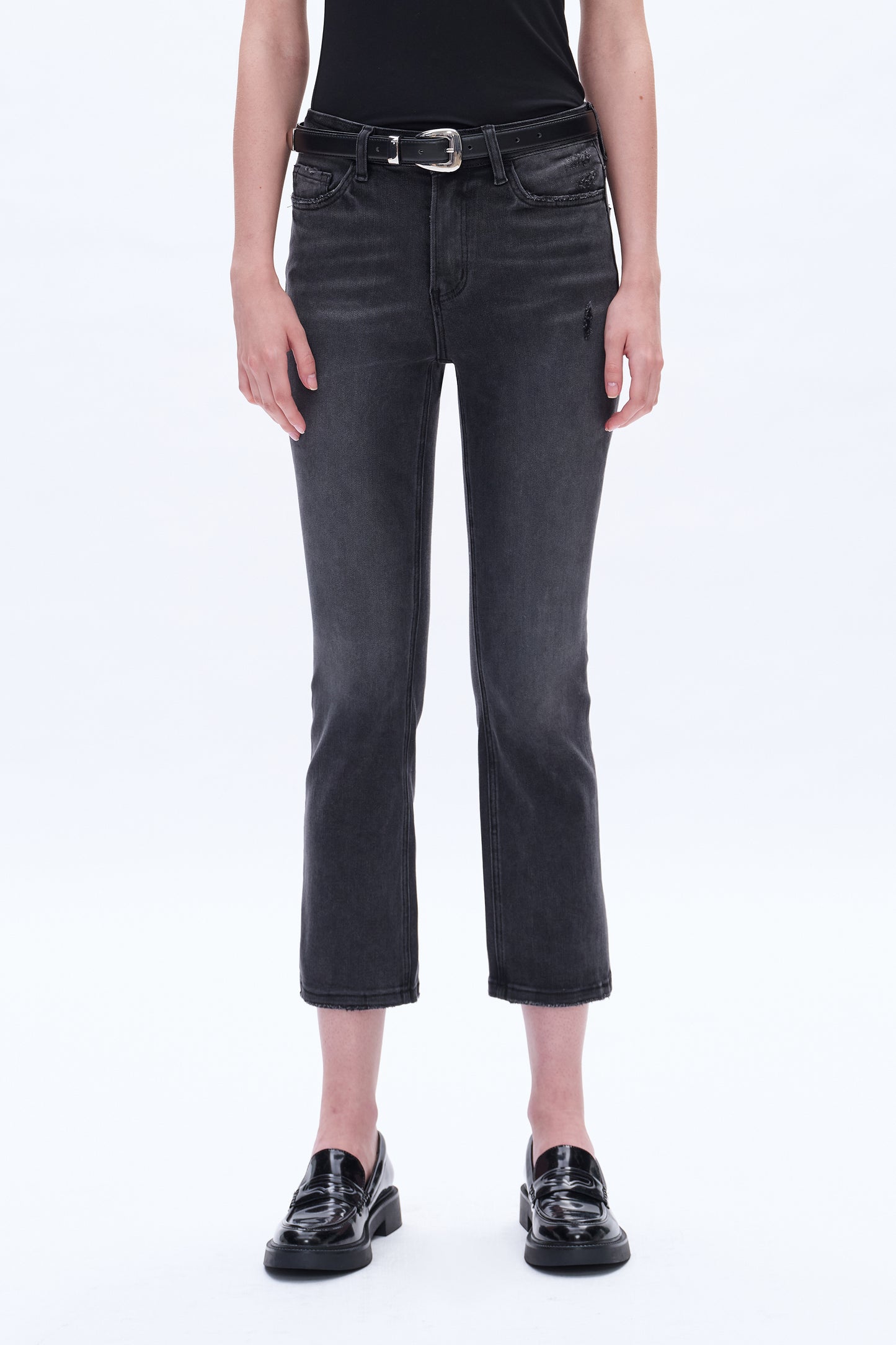 HIGH RISE CROP FLARE