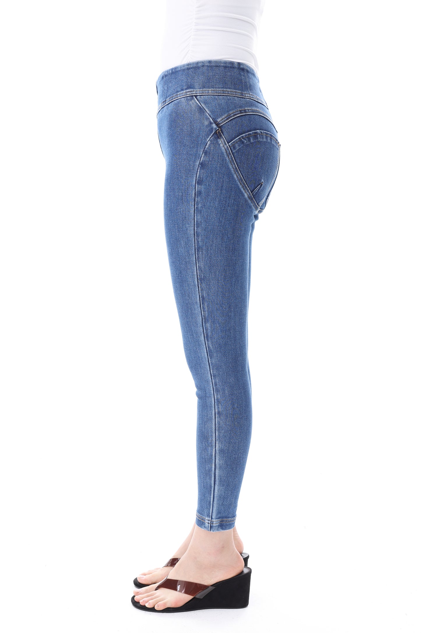 VIENNA HIGH RISE SKINNY CROPPED BYS2155