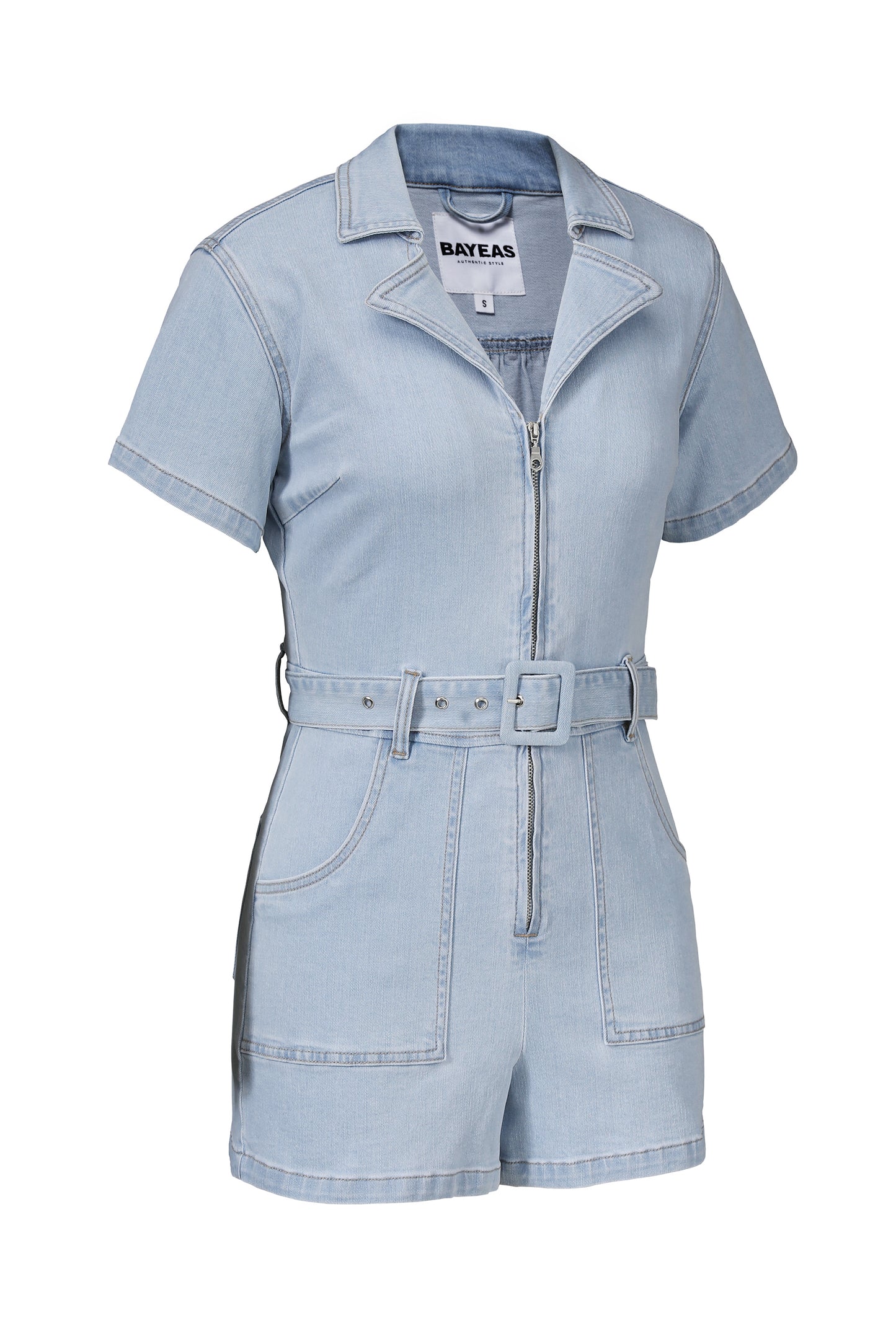 MINI ROMPERS BYRL017 (BYMJ182) LIGHT BLUE