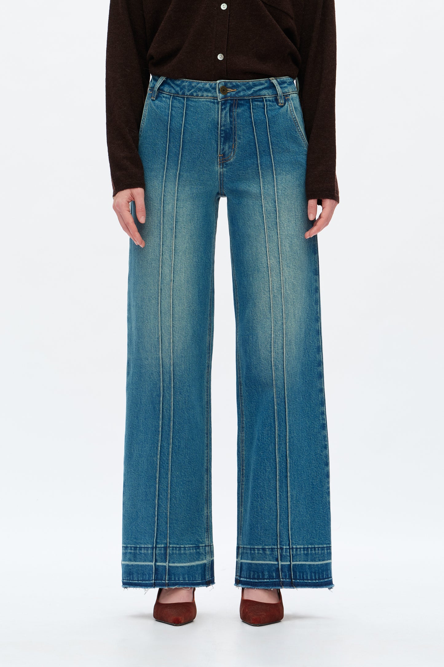 JEREMY MID RISE WIDE LEG