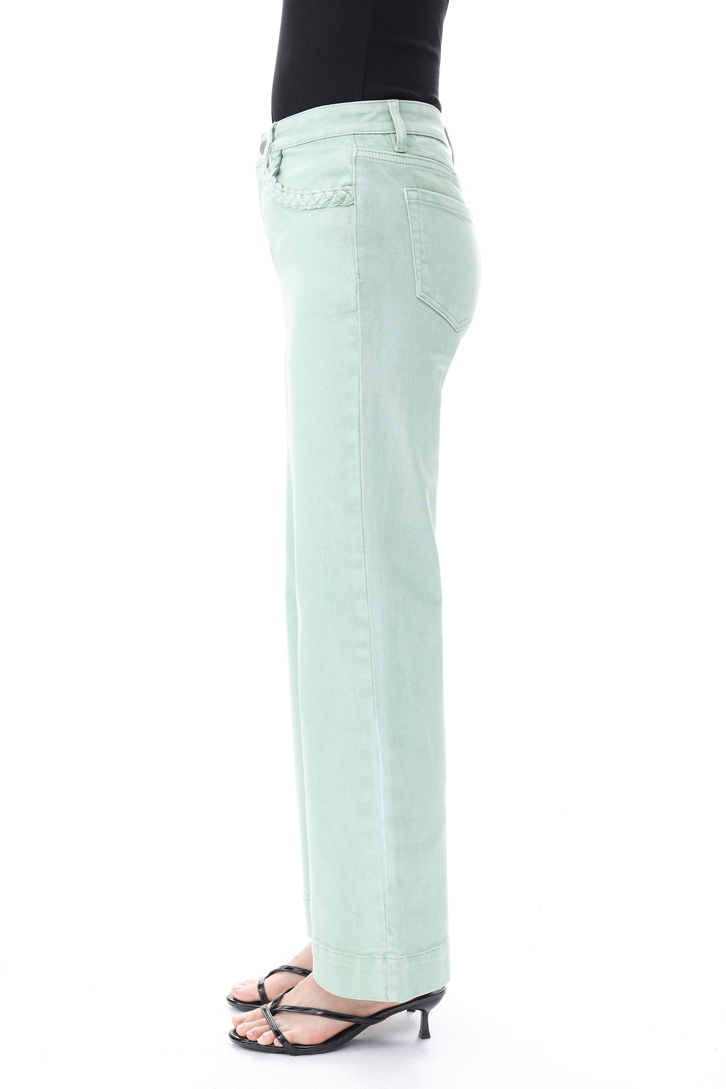 HONG KONG HIGH RISE STRAIGHT FULL PANTS BYT5358