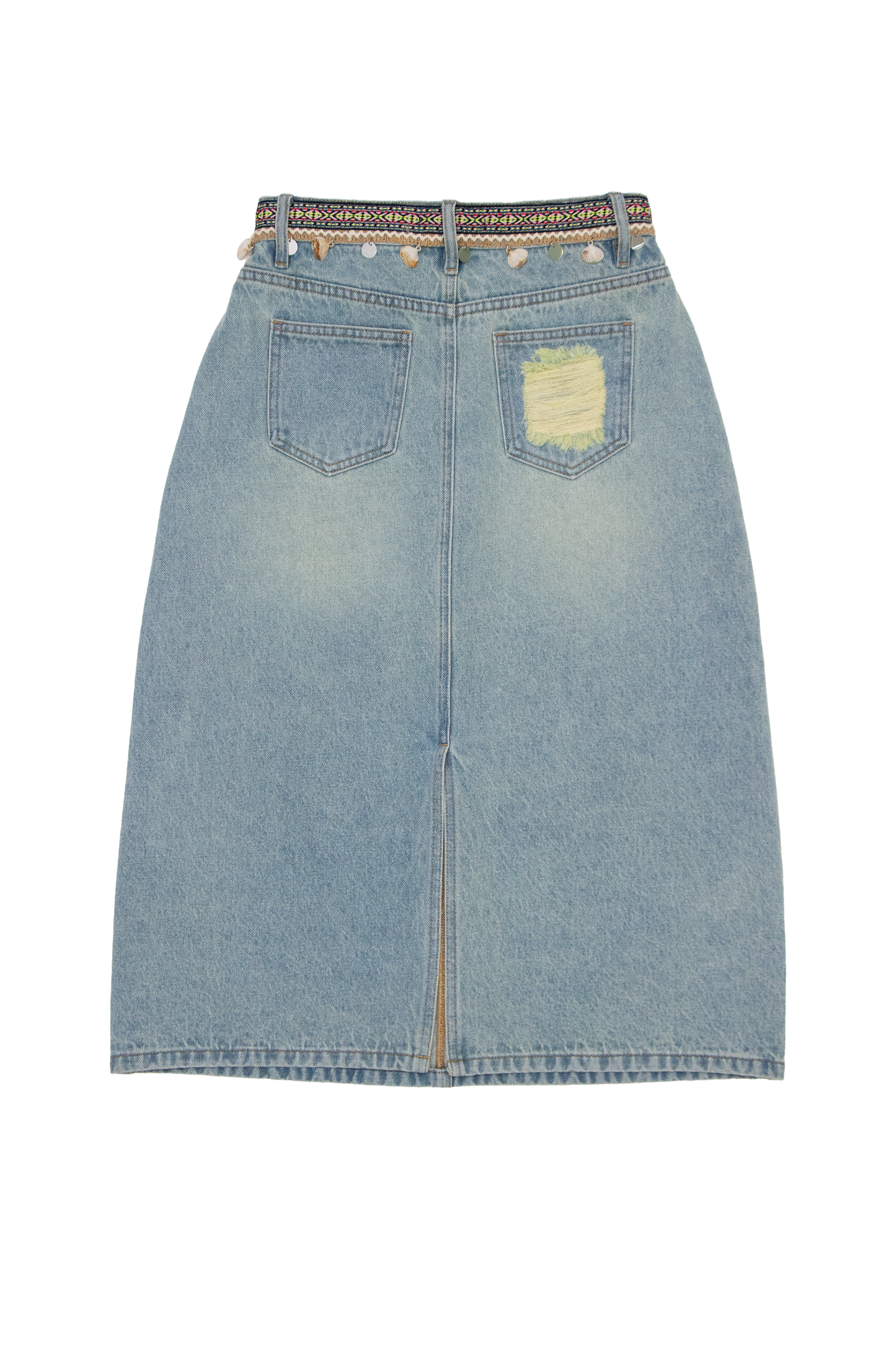 DENIM SKIRTS BYK7077 (DJFWR010) LIGHT BLUE
