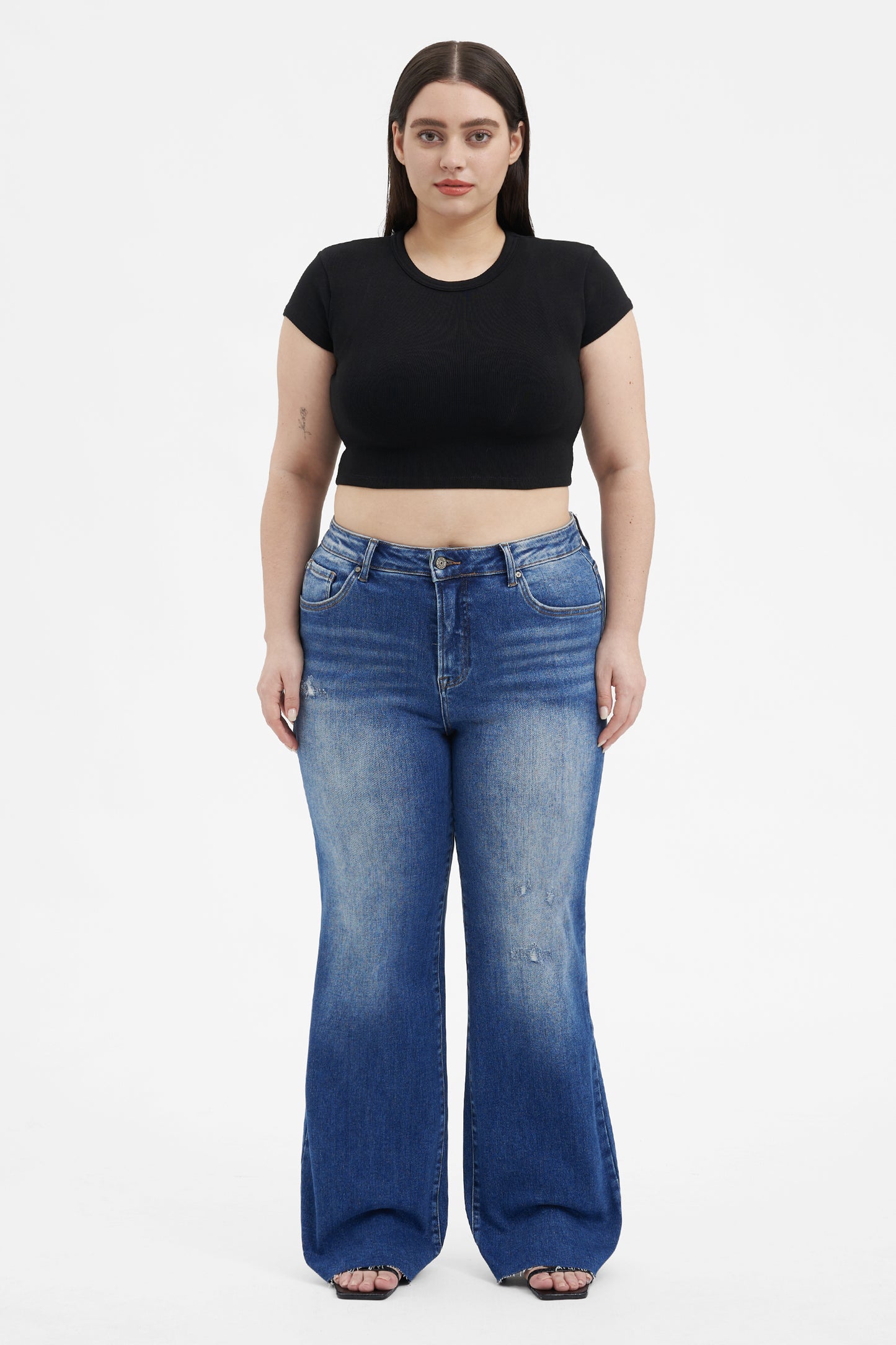 PLUS HIGH RISE WIDE LEG