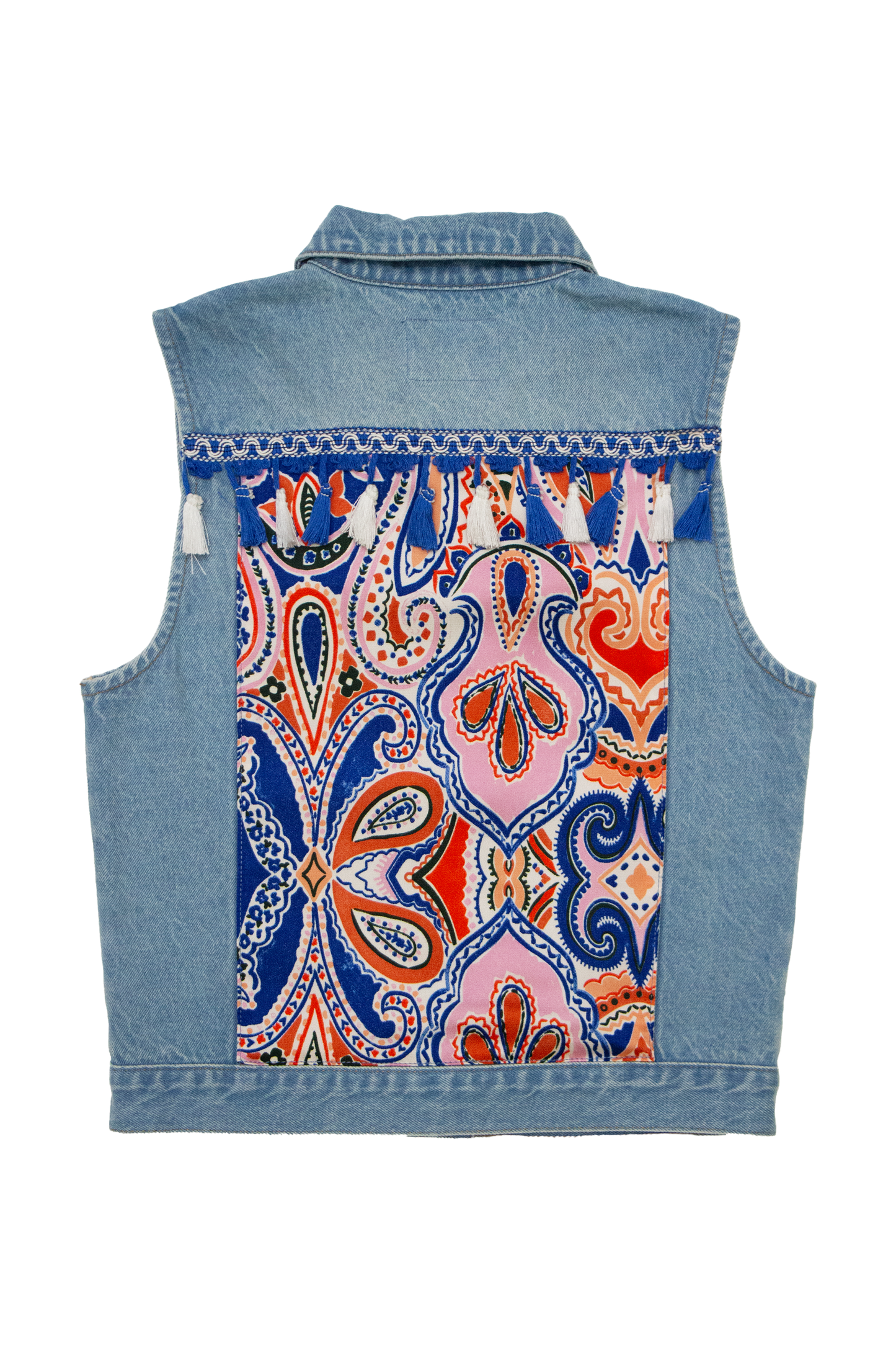 DENIM VEST BYV4004 (DJFWR005) LIGHT BLUE
