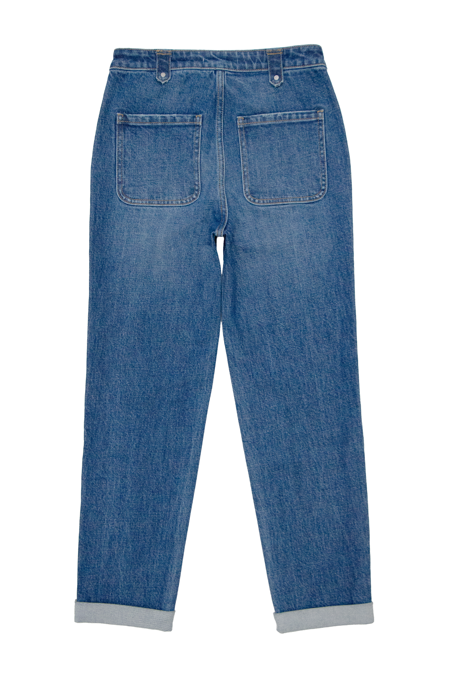 MID RISE STRAIGHT LEG DENIM JEANS BYT5287 (DJFQW031) MEDIUM BLUE