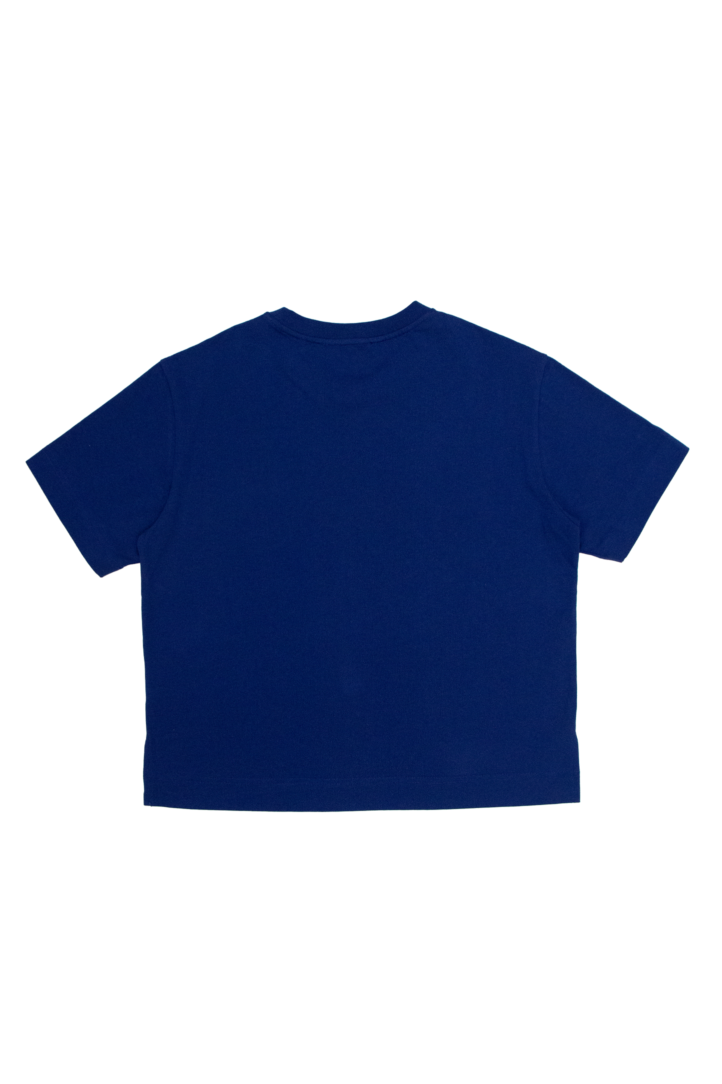 CREWNECK CROPPED RELAXED T-SHIRT BYTX008 (BYMJ236) NAVY BLUE