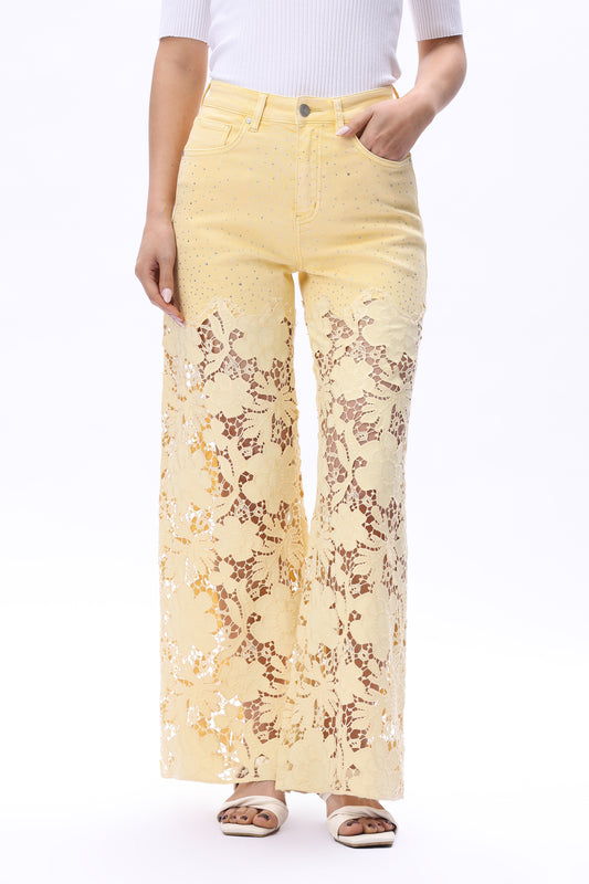 FLORA HIGH RISE WIDE LEG
