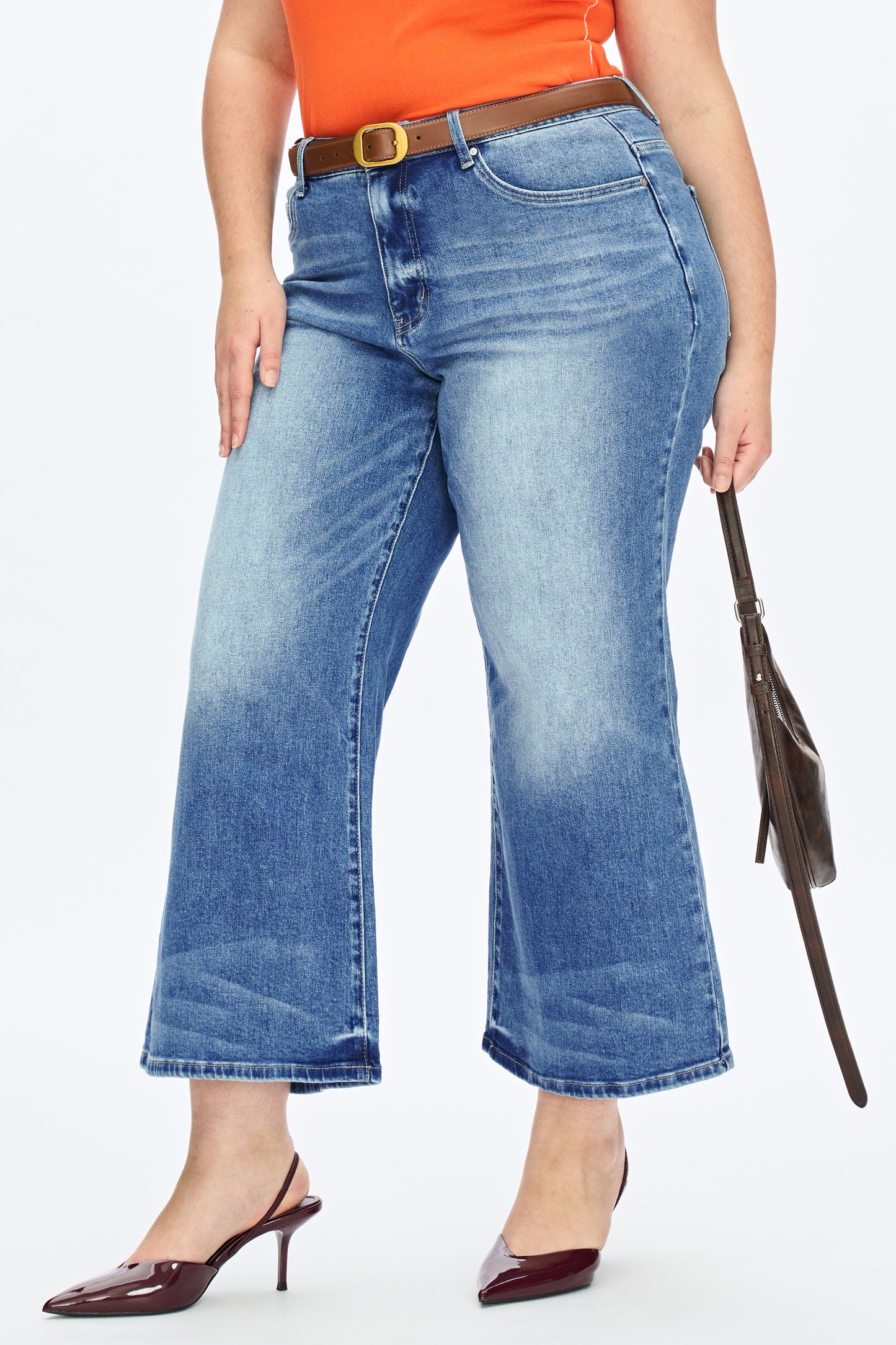PLUS HIGH RISE WIDE LEG