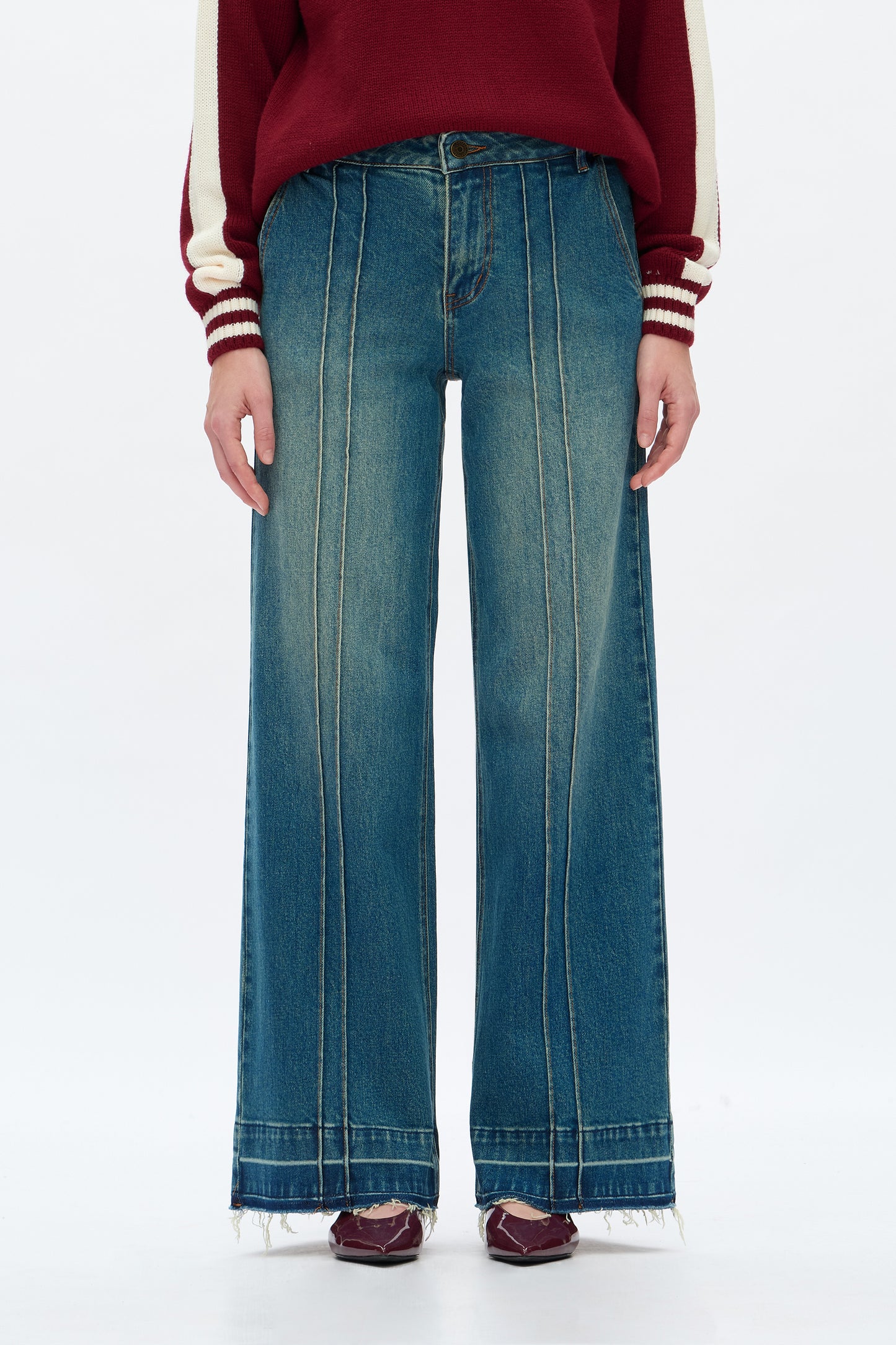 JEREMY MID RISE WIDE LEG