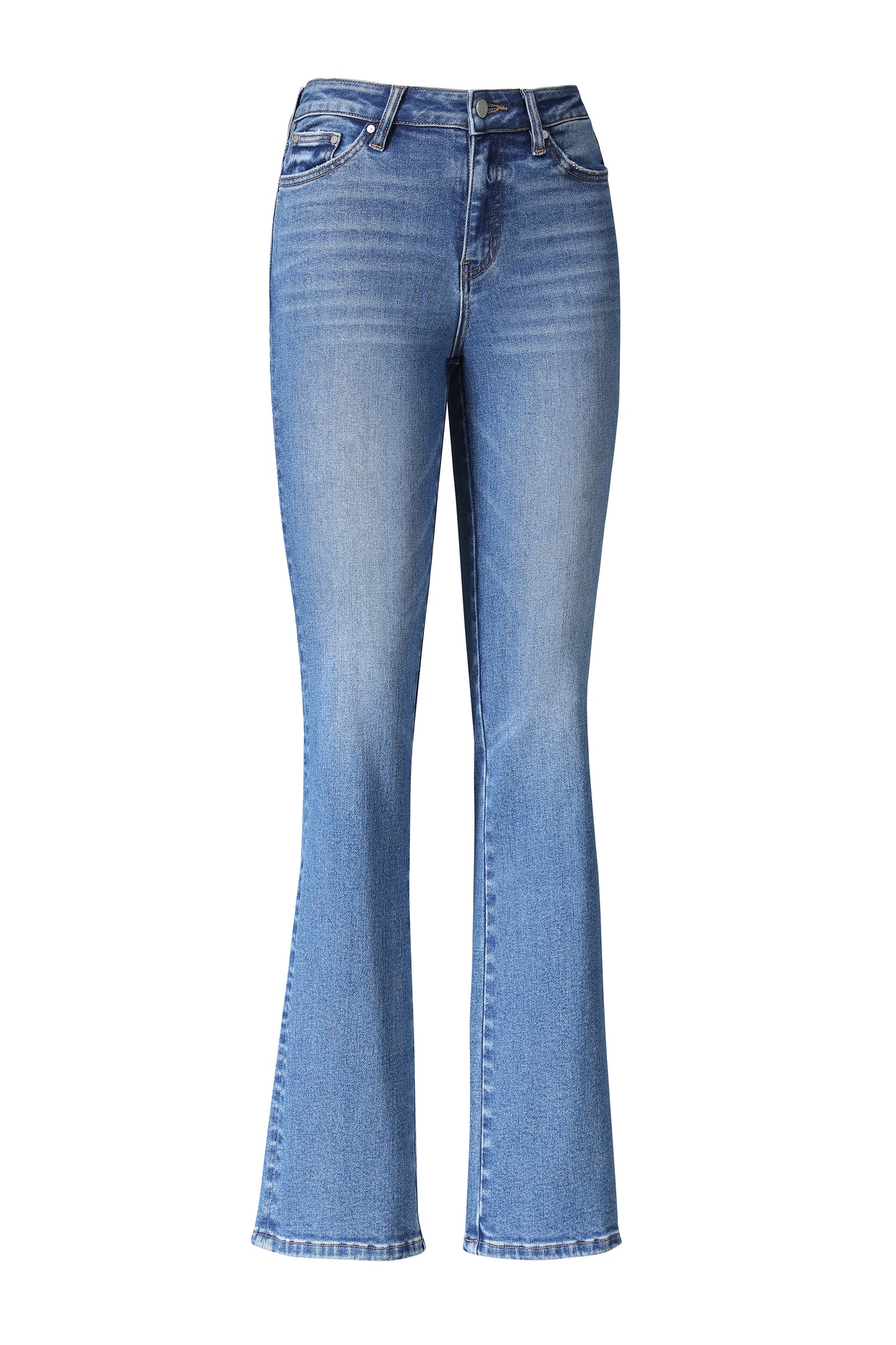 MID RISE BOOTCUT DENIM JEANS BYF1159 (BYMJ171) MEDIUM BLUE