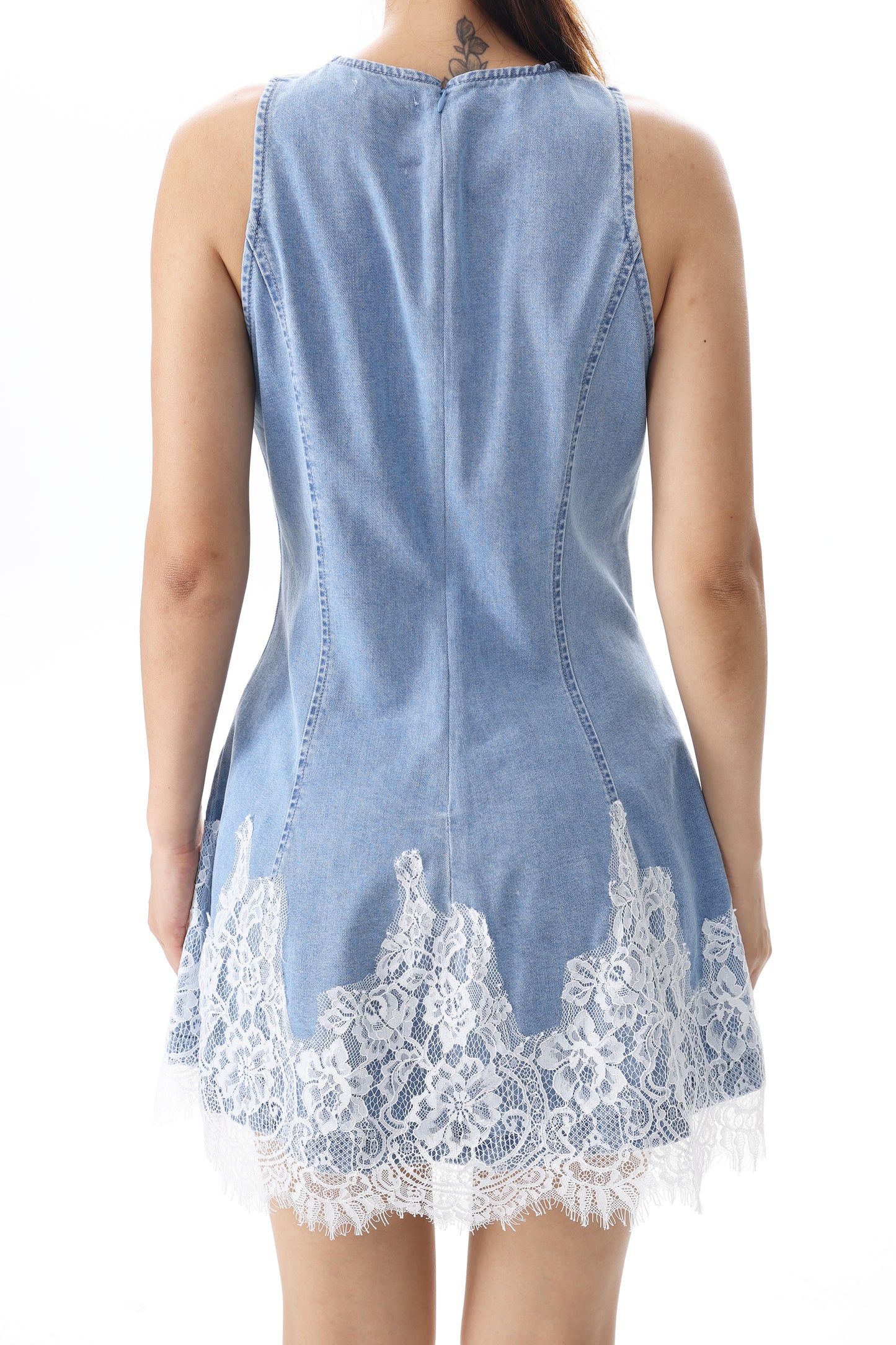 SEOUL SLEEVELESS DENIM DRESS BYK7096
