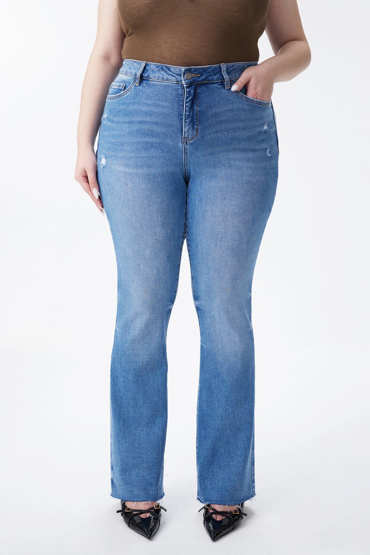 PLUS CAPE TOWN LOW RISE BOOTCUT